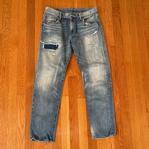 Ralph Lauren Size 27 Boyfriend Jeans with Cuts